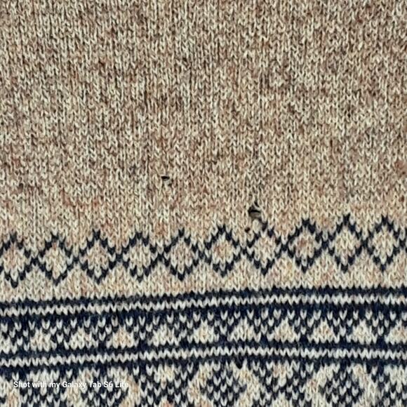 Hunt Club England Sweater Mens Large Pure Wool Nordic Style Crew Neck - Picture 8 of 10